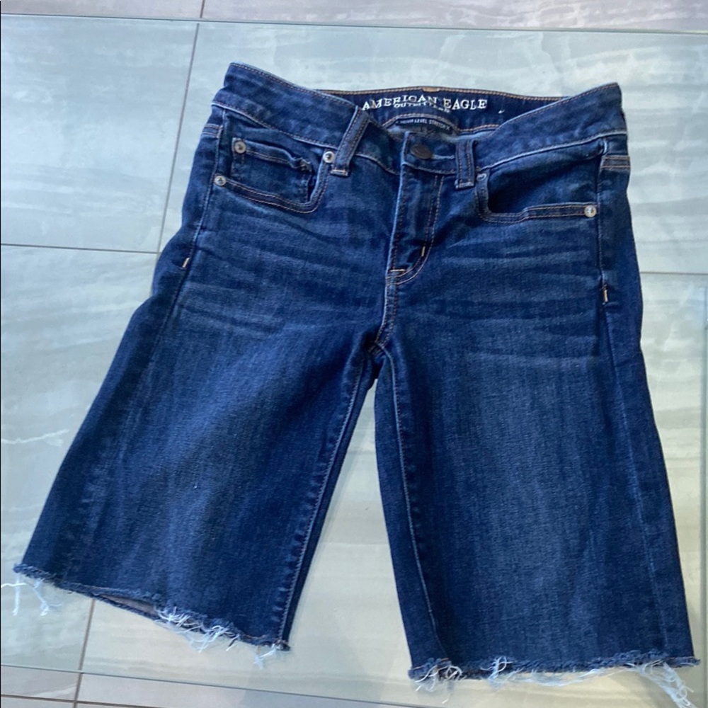 American Eagle Outfitters Women's Blue Denim Shorts